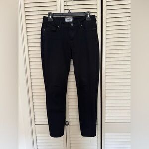 PAIGE Women's Classic Black Skinny Jeans